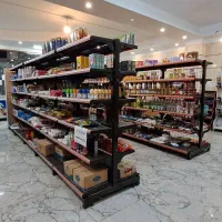 قفسه هایپری مشکی دوطرفه و یخچال پرده هوا