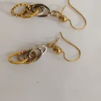یک جفت گوشواره طلا 3 گرم بسیار زیبا