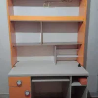 میز تحریر با کتابخانه/میز ناخن