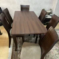 میزناهارخوری شش نفره(چهارنفره هم میشه)