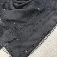 روسری مزونی اماراتی کار شده(دل آرا)