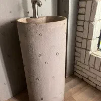 روشویی با نمای میکروسمنت