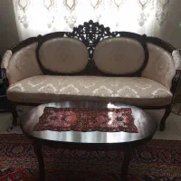 مبل استیل ۱۱نفره چوب گردو اصل