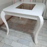 میز ناهارخوری ۴ نفره چوبی در حد نو