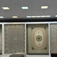فرش بیتا+/متراژ۱2و9و6متری نخ ابریشم طرح کلاسیک،