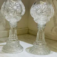 کریستال بوهمیا چک شمعدان ناخمن آلمان پالاس