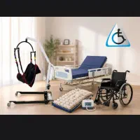 تخت بیمارستانی(اجاره ای)اکسیژنسازبرقی*بای پپ سیپپ*