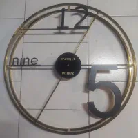 ساعت فلزی قطر 60 سانت برند دکولوکس