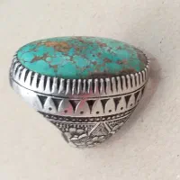 انگشتر نقره فیروزه فاخر کلکسیونی