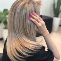 تبلیغ رنگ و لایت مو