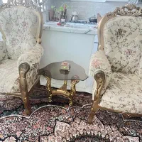 مبل استیل ۷نفره و نهار خوری ۴نفره