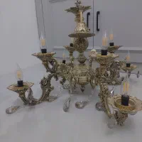 لوستر الیاژ المینیوم  ابکاری برنج