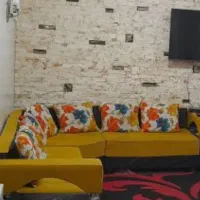 مبل L هفت نفره  تمیز در حد نو شکیل