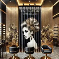 تحولی در پرده های سالن زیبایی بانوان مدل مدرنیته