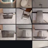 فروش درب سرویس+توالت فرنگی+آئینه+هود