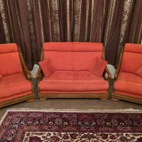مبلمان چوب نیم ست