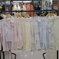 شومیز حریر شیشه ای بصورت عمده،تکی  فروخته میشه