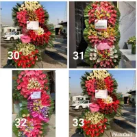 نمونه کار تاج گل دسته گل تبریک وختم
