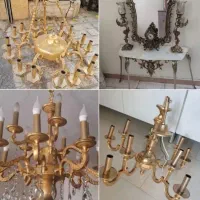 فروش بالا ترین خرید.ا.ر لووستر های طلایی و برنزی