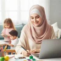 کار در منزل مخصوص خانمها فقط با یه گوشی