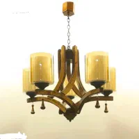 لوستر چوبی