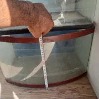 اکواریوم شیشه خم