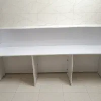 میز MDF سفید  کاملا نو