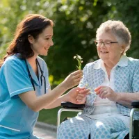پرستاری از سالمند پوشکی خانم شبانه روزی