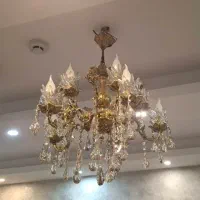 لوستر ۵ شاخه برنجی