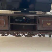 میز تلویزیون تمام چوب