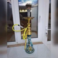 قلیان با وسایل کامل (تنه اصلی، قدیمی، سنگین)