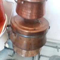 قابلمه مسی چهار عدد هاونگ کوچک چهار عدد متروپیروزی