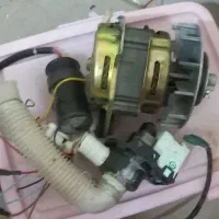 موتور وپمپ تخلیه اب ماشین لباسشویی دوقلو