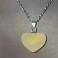 گردنبند قلب یخی