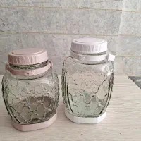 دو عدد بانکه شیشه ای