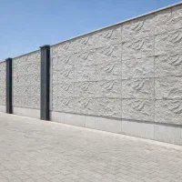 بتن اکسپوز نما سنگ مصنوعی از جنس موزاییک پلیمری