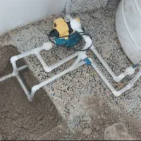 لوله کشی آب وفاضلاب ، قطره ای باغ برقکار،تخریب