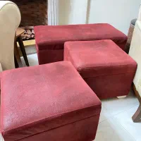 پاف مبلی دو نفره و تک نفره دو عدد
