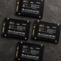 ۴ عدد ssd samsung evo870 500GB با health 100