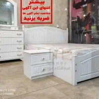 تخت* تختخواب مدل چیچک* ام دی اف وکیوم
