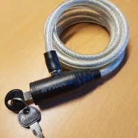 قفل شلنگی تسمه ای فولادی دوچرخه Decathlon BTWIN100