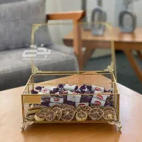 تی بگ پایه برنجی دو خانه