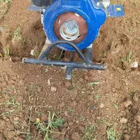 شخم باغ با تیلر