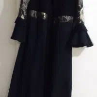 مانتو کرپ مشکی