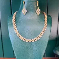 سرویس طلا گردنی گوشواره