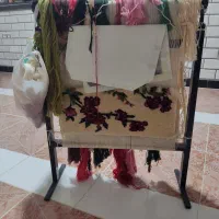 دار قالی نصف بافته شده فروش فوری