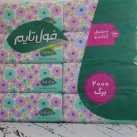 دستمال کاغذی فول تایم ۵۰۰ برگ قیمت جدید