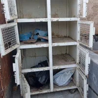 قفس جفتی آهنی کبوتر