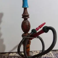 قلیان دو سیب چوبی