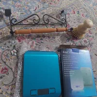ترازوی آشپزخانه استیل ، جا حوله ای ، فرچه چوبی